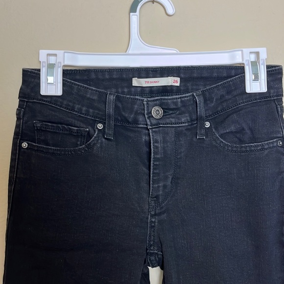 Levi's Denim - Levi’s 711 black skinny jeans size 26